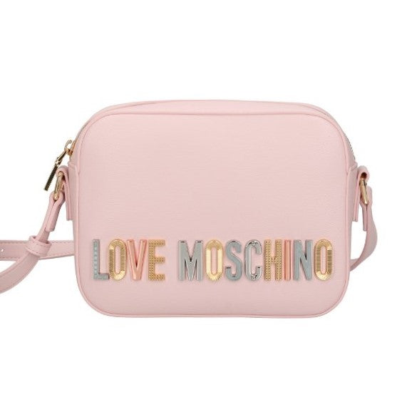 Borsa a Tracolla Love Moschino Donna colorful logo Cipria