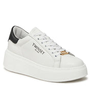 Sneakers Twinset Donna Platform Bianco/nero