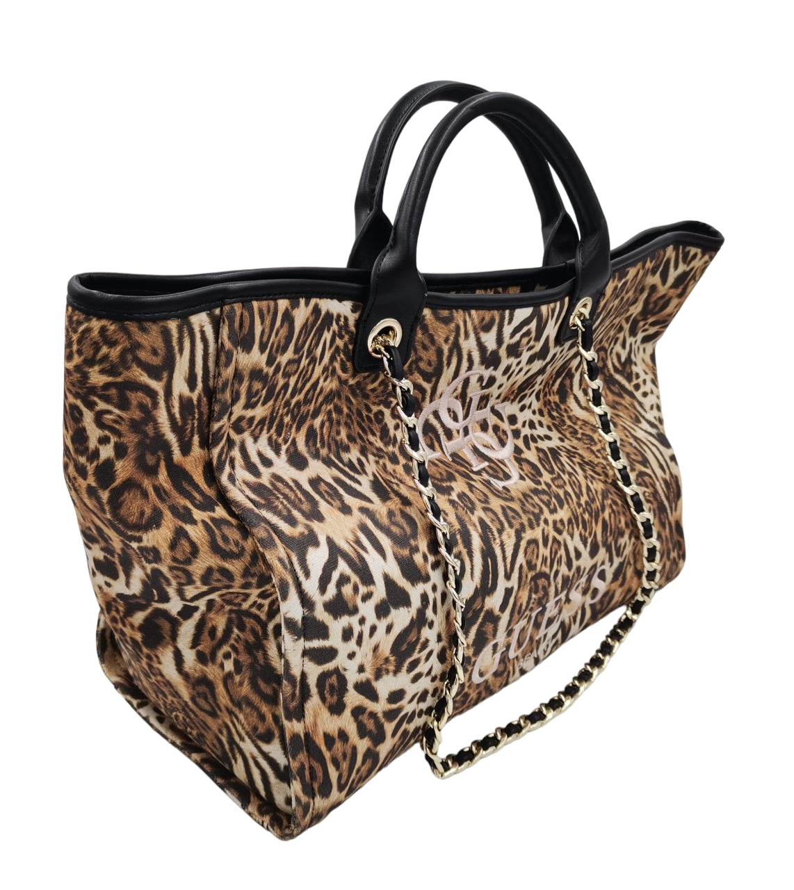 Borsa A Mano Guess Donna Leopardato