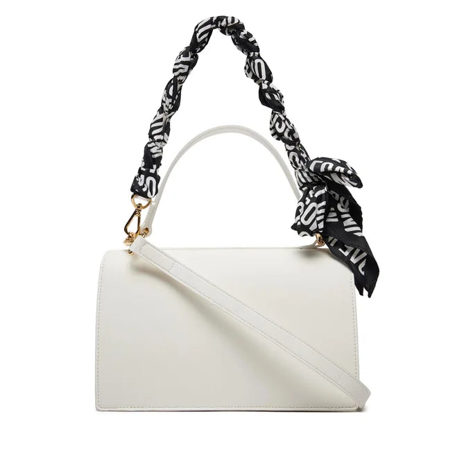 Borsa a Tracolla Love Moschino Donna Lady foulard Bianco