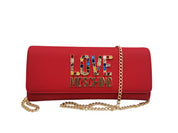 Tracollina Love Moschino Donna Rhinestone Rosso