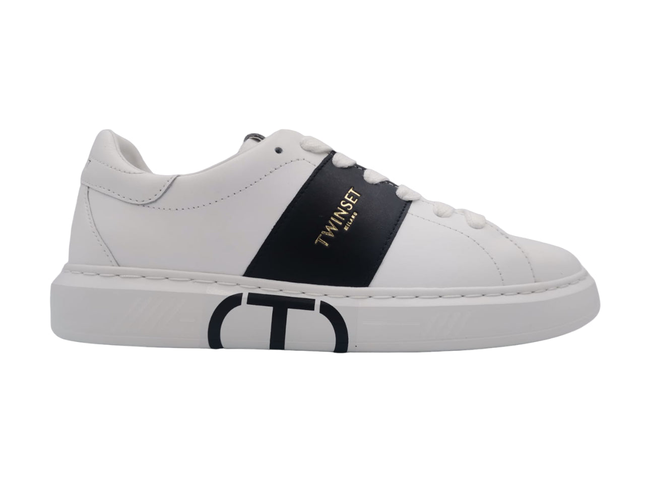 Sneakers Twinset Donna 01870 Bianco/ nero