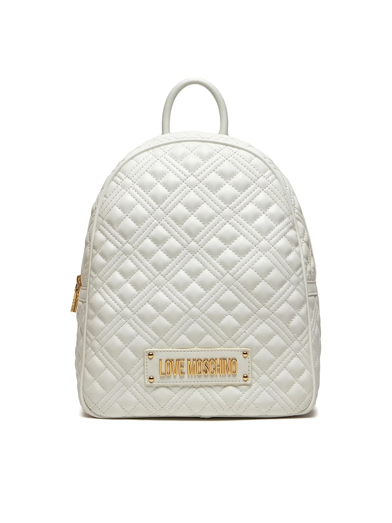 Zaino Love Moschino Donna Quilted Bianco