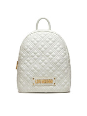 Zaino Love Moschino Donna Quilted Bianco