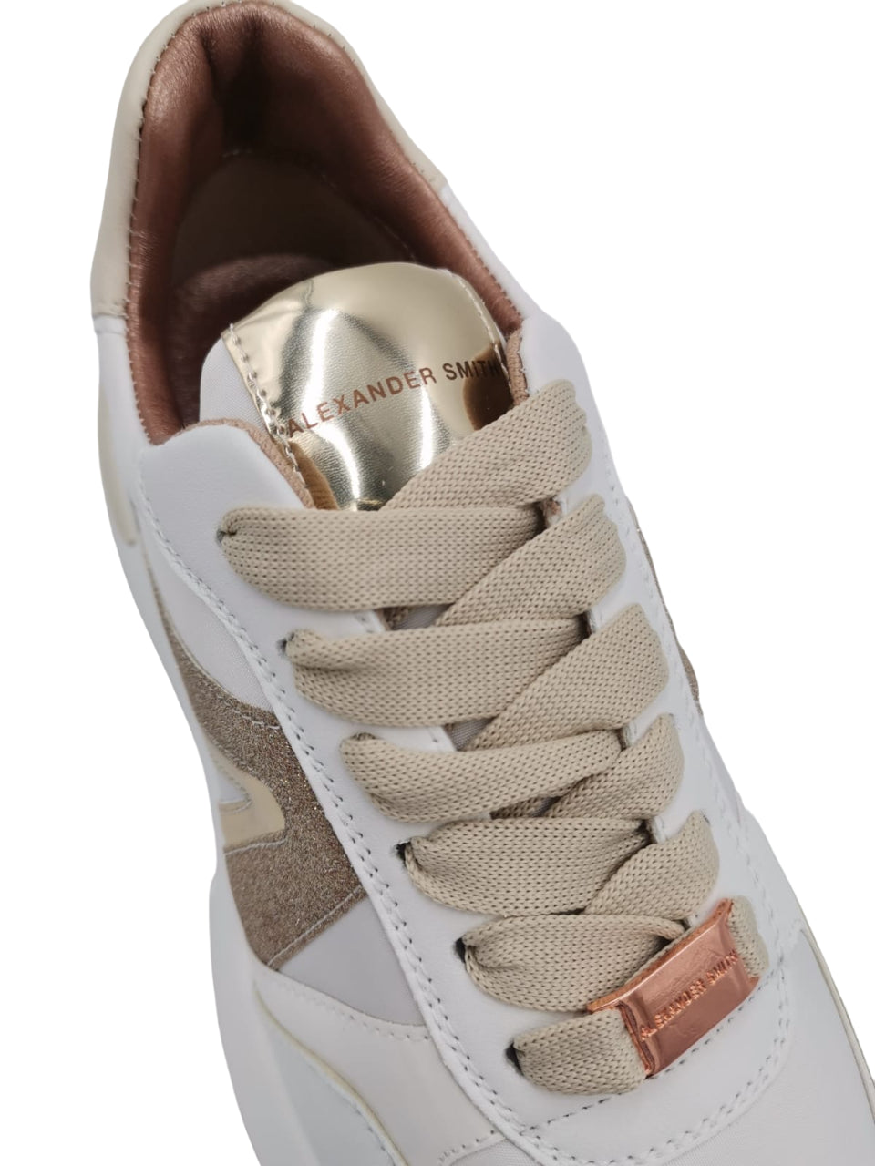 Sneakers Alexander Smith Donna Hyde Woman Bianco/oro