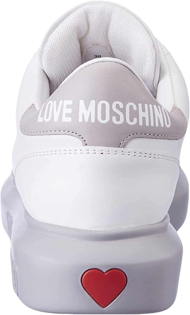 Scarpa Love Moschino Donna Bianca/grigio