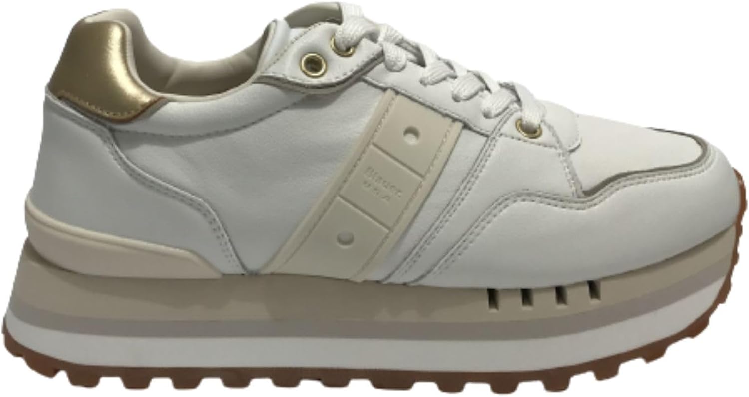 Sneakers Blauer Donna Bianco