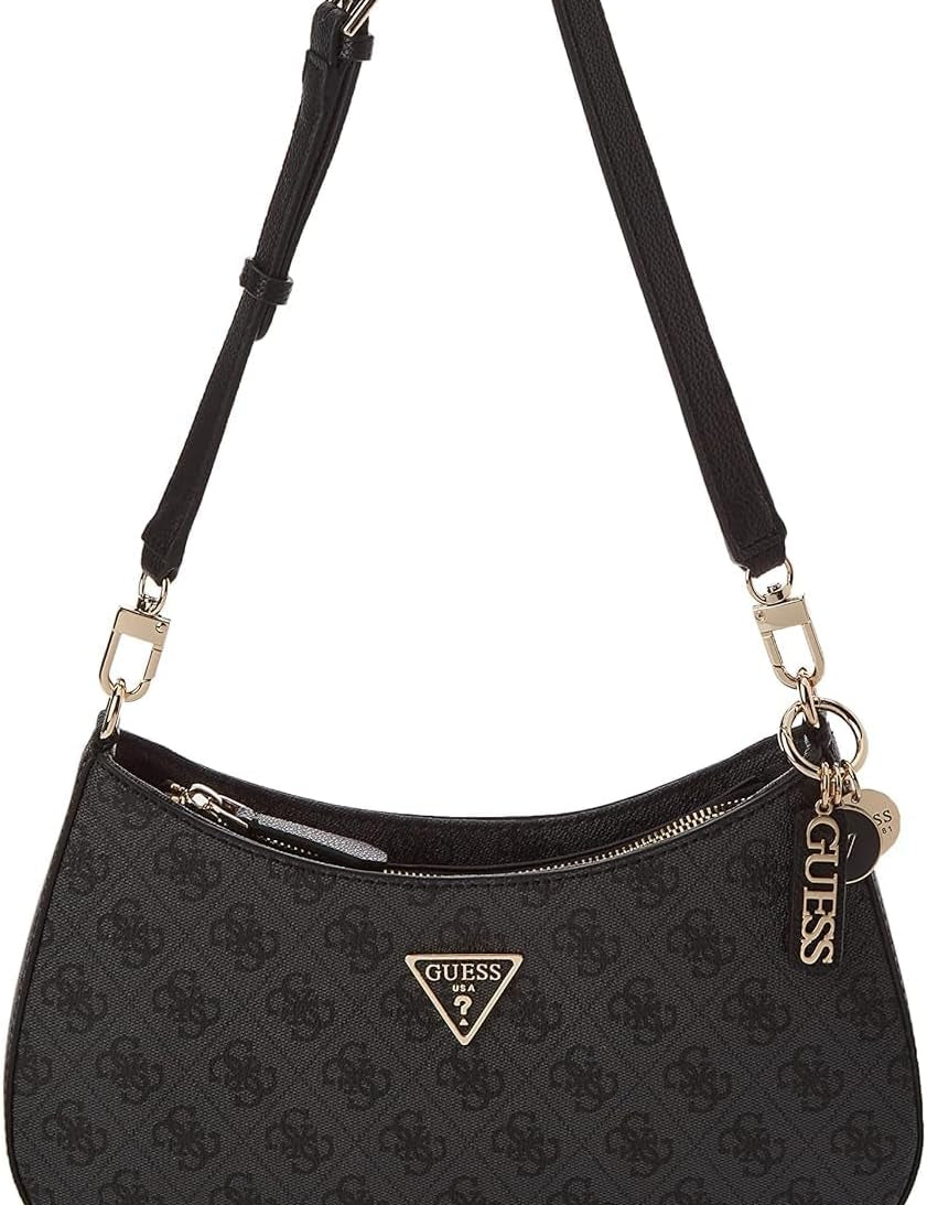 Borsa a Spalla Guess Donna Carbone