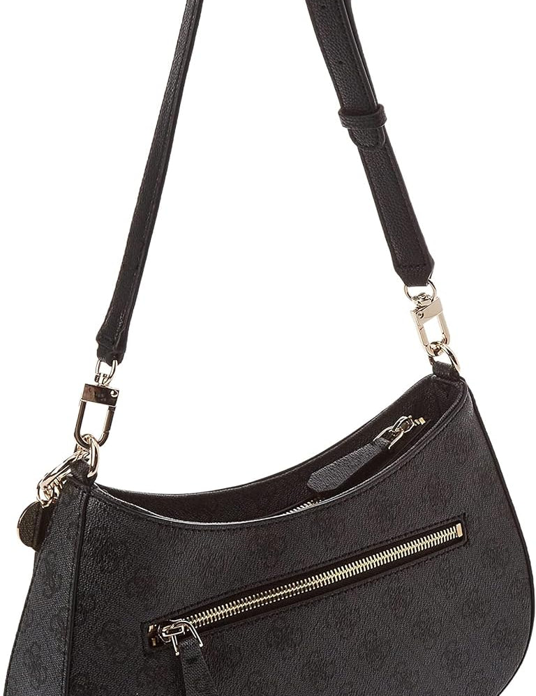 Borsa a Spalla Guess Donna Carbone