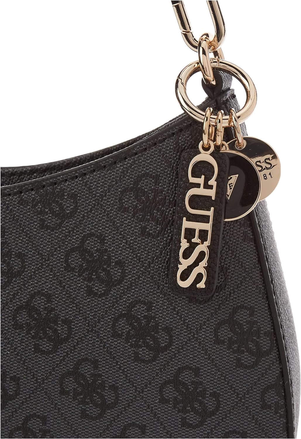 Borsa a Spalla Guess Donna Carbone
