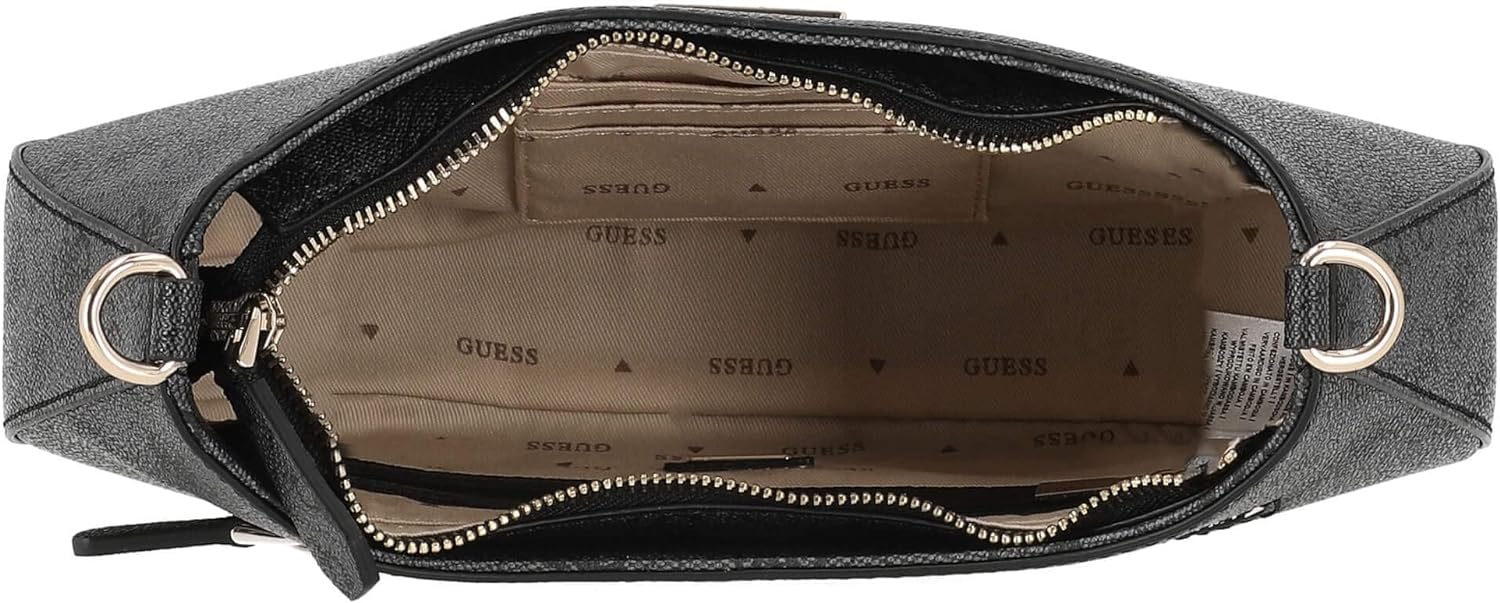 Borsa a Spalla Guess Donna Carbone
