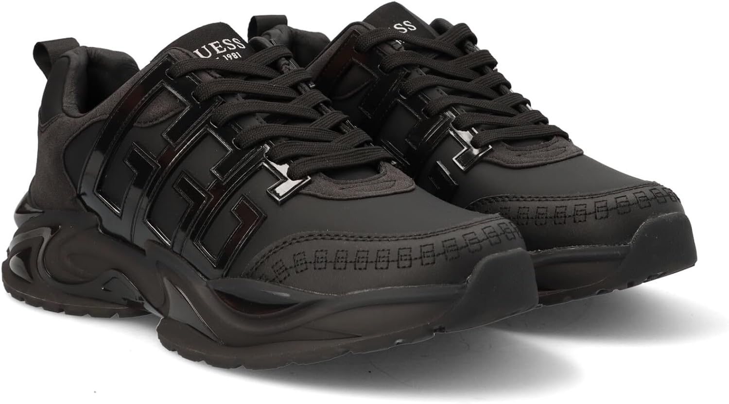 Sneakers Guess Uomo Belluno Nero