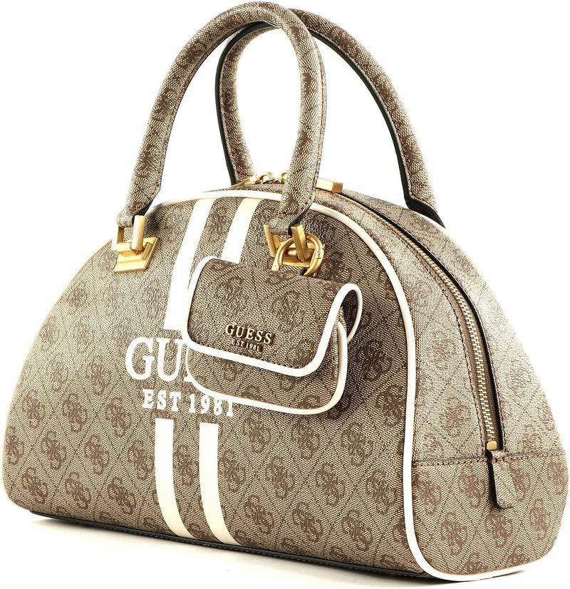 Borsa a bauletto tracolla Marrone