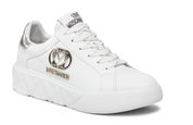 Sneakers Love Moschino Donna Bianco/argento