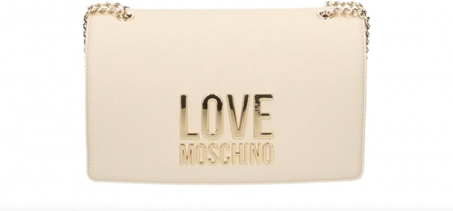 Borsa a Tracolla Love Moschino Donna Avorio