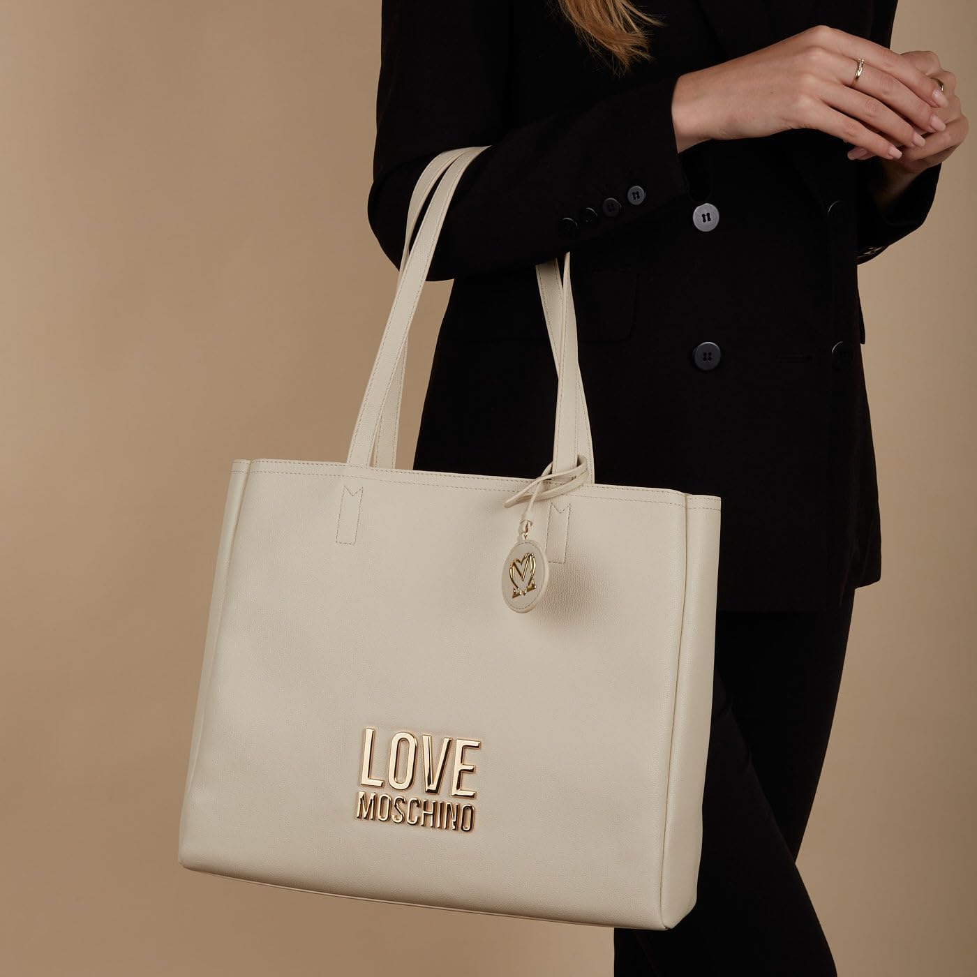 Shopper Love Moschino Donna Avorio