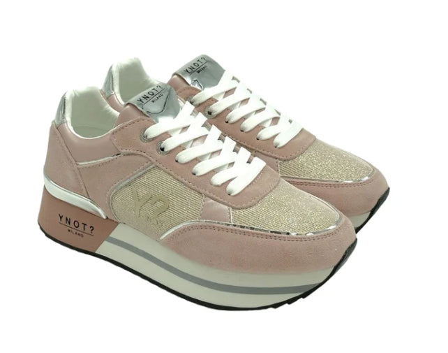 Sneakers Y Not? Donna Rosa/oro