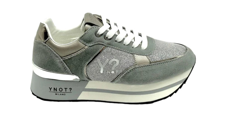 Sneakers Y Not? Donna Grigio/argento