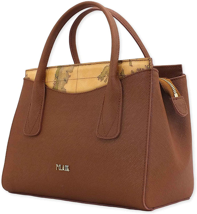 Borsa a bauletto Geoclassic/beige