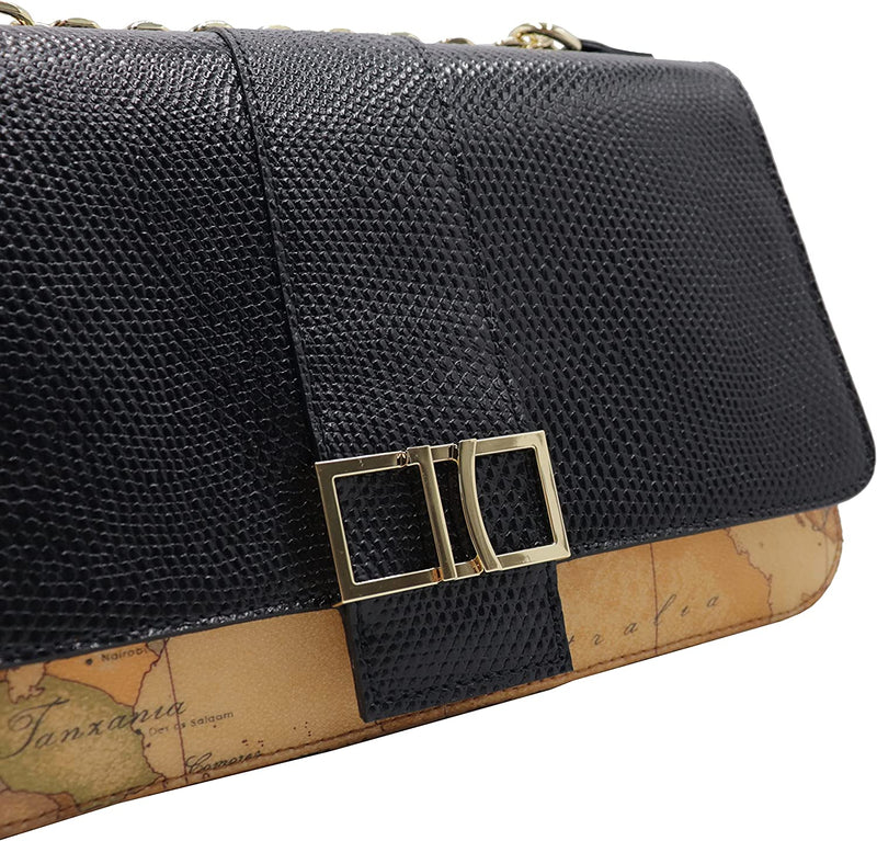Borsa a Tracolla Alviero Martini 1^ Classe Donna Geo classic/nero