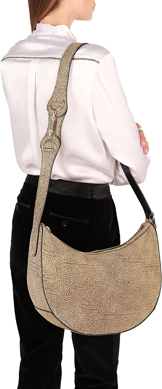 Borsa a Spalla Borbonese Donna Marrone/beige