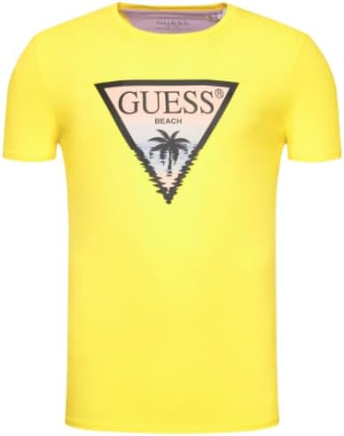 T-shirt Guess Uomo Giallo/multi