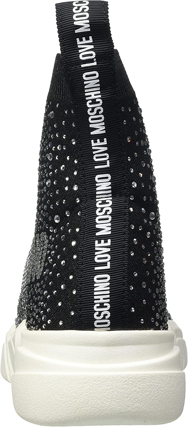 Stivaletti Nero/glitters