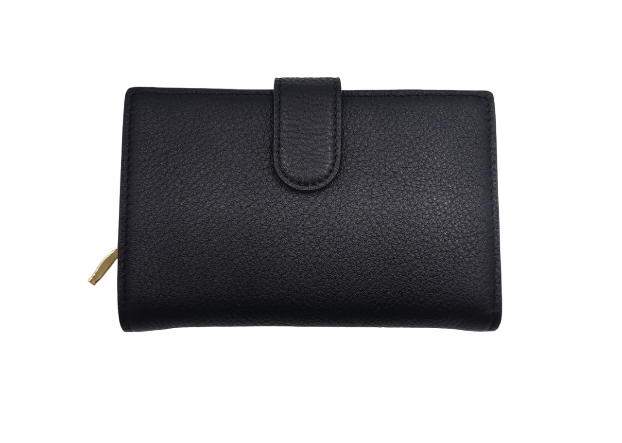 Portafoglio Nannini Donna Wallis Medium Nero/Bianco/Beige