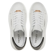Sneakers Twinset Donna Platform Bianco/nero