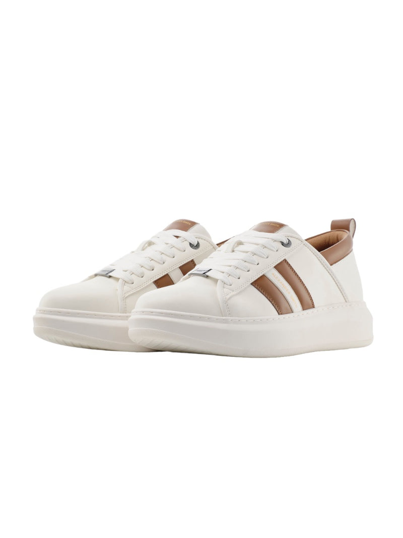 Sneakers Bianco/cognac