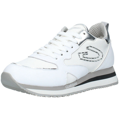 Sneakers GUARDIANI Donna Bianco/argento