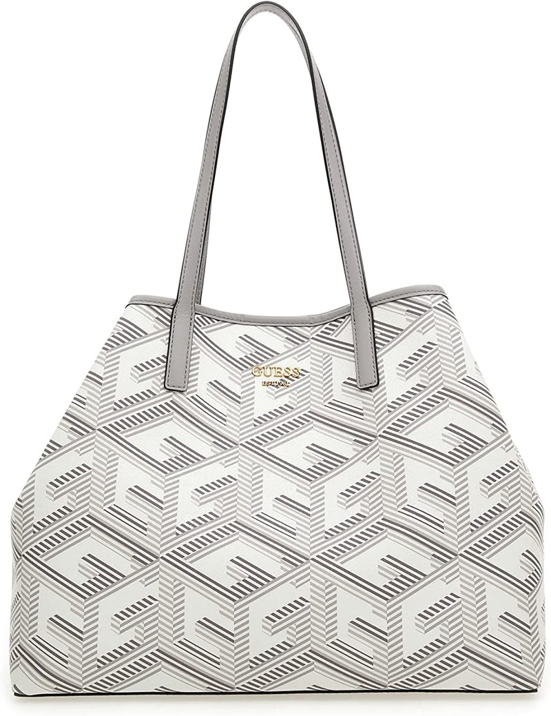 Borsa a Spalla Bianco/grigio