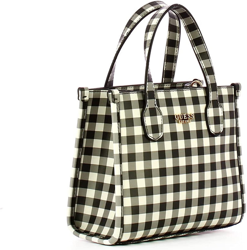 Borsa a Tracolla Bianca/nera