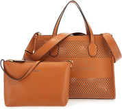 Borsa a Spalla Guess Donna Cognac