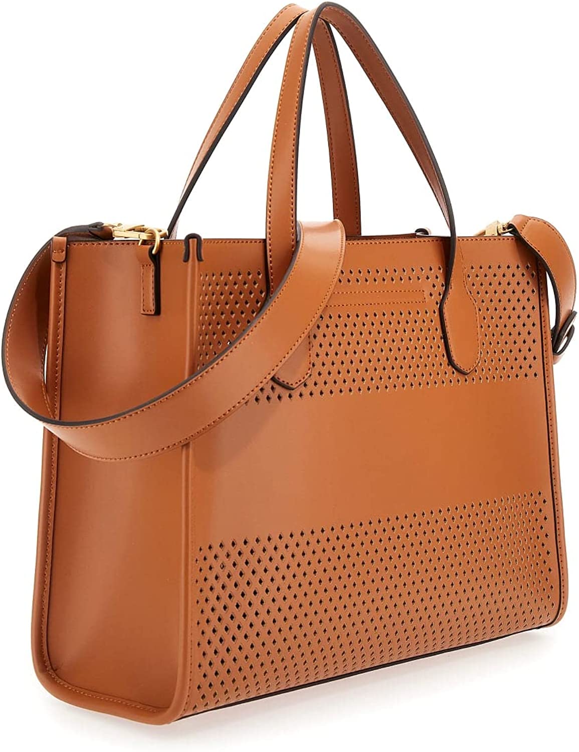 Borsa a Spalla Guess Donna Cognac