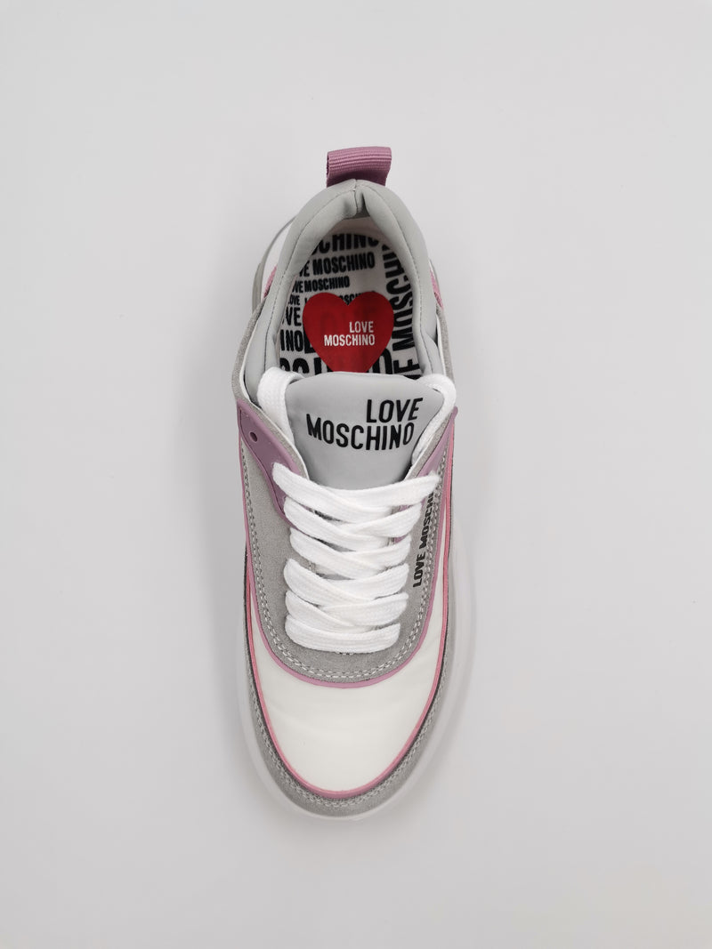 Sneakers Bianco/rosa