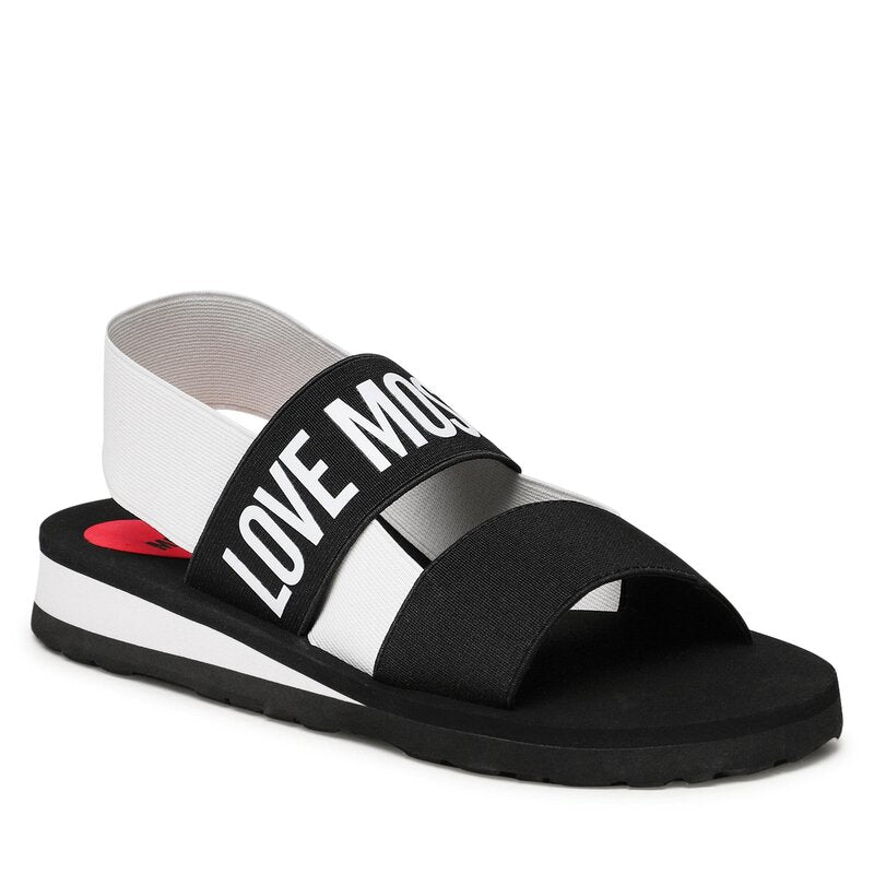 Sandali Love Moschino Donna Bianco/nero