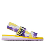 Sandali Viola/giallo