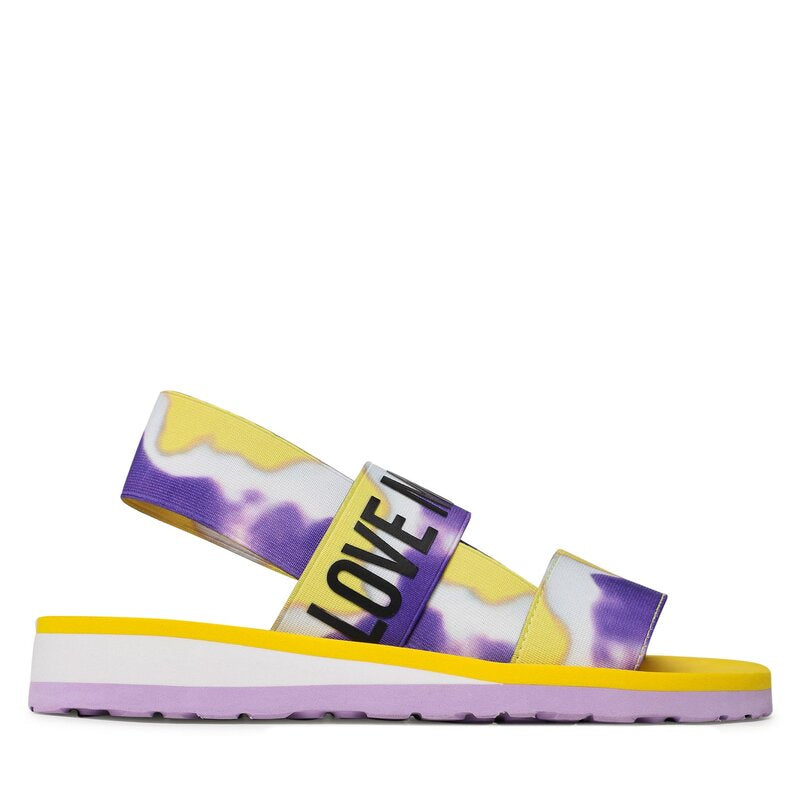 Sandali Viola/giallo