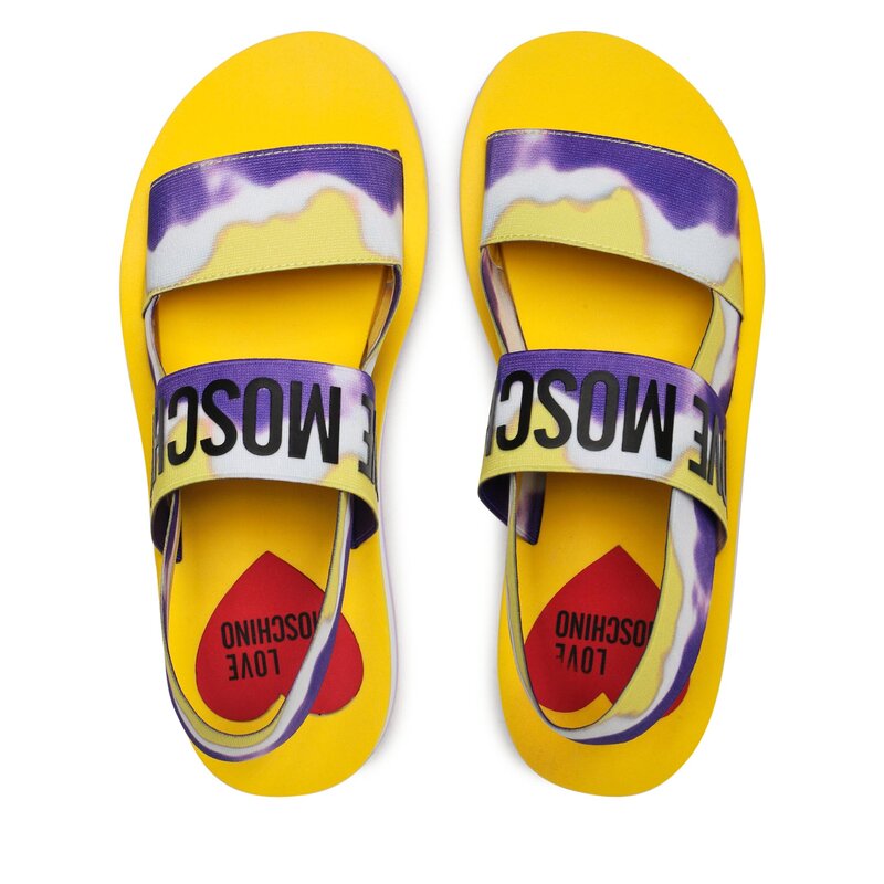 Sandali Viola/giallo