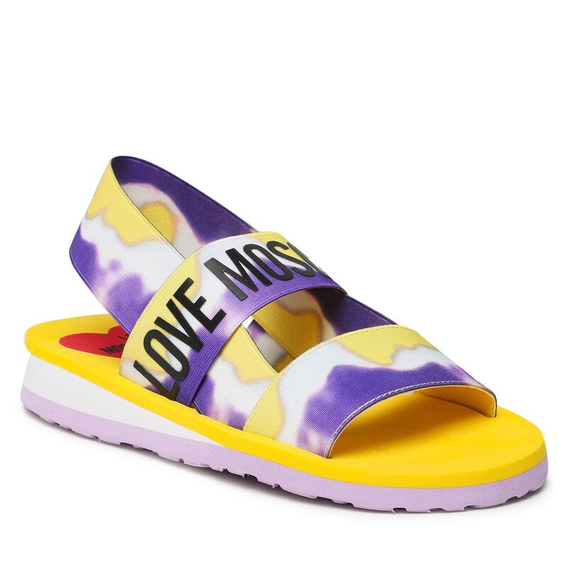 Sandali Viola/giallo