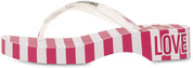 Sabot Love Moschino Donna Fucsia/bianco