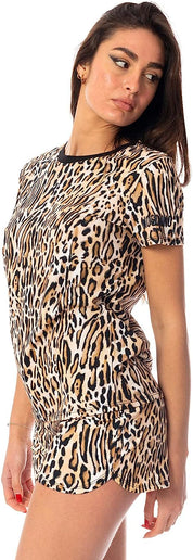 T-shirt Moschino Donna Leopardato