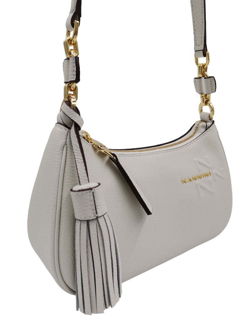 Borsa A Tracolla Da Donna In Colore Bianco - Modello Casual E Leggero Per Il Tempo Libero