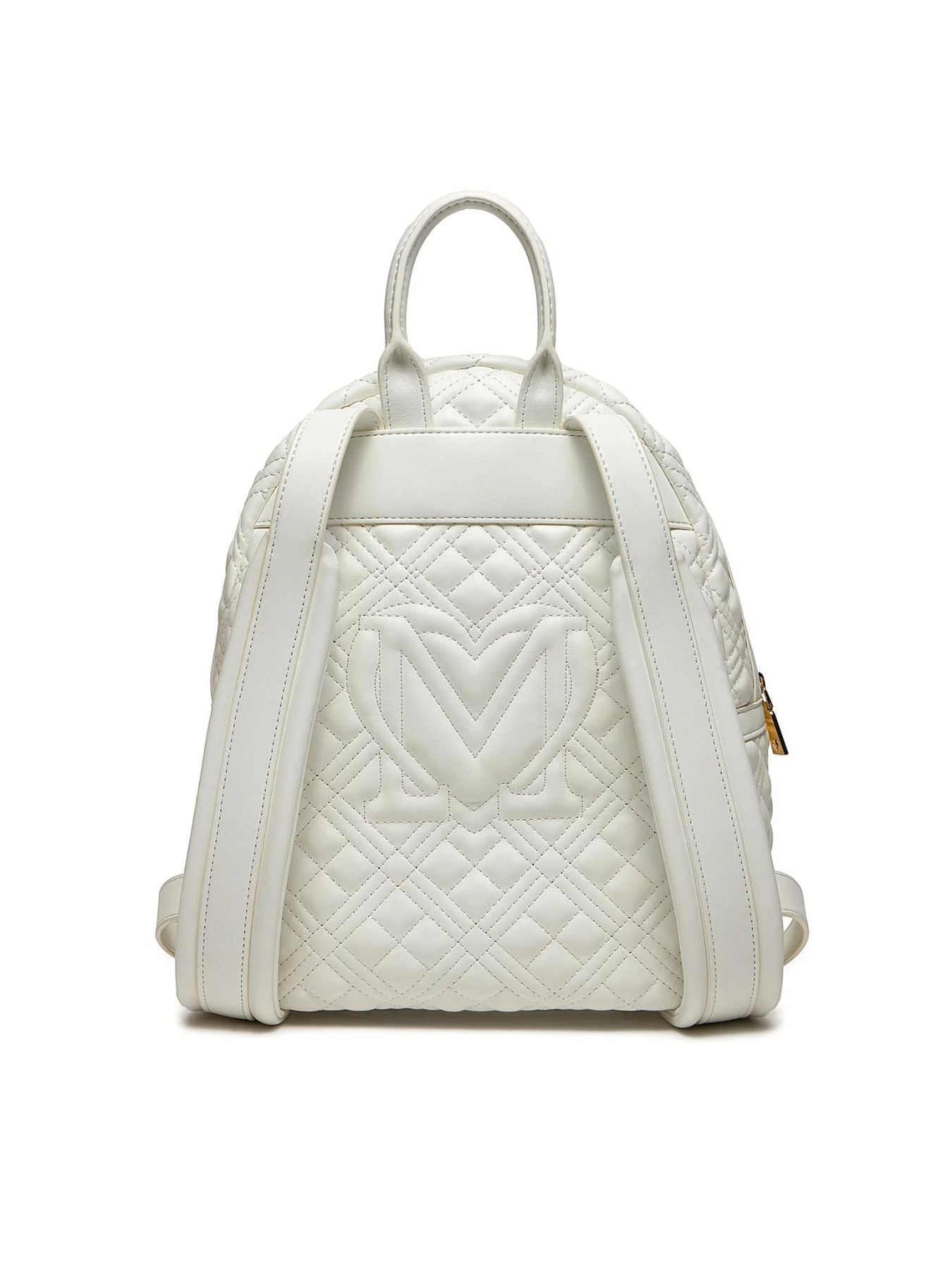 Zaino Love Moschino Donna Quilted Bianco