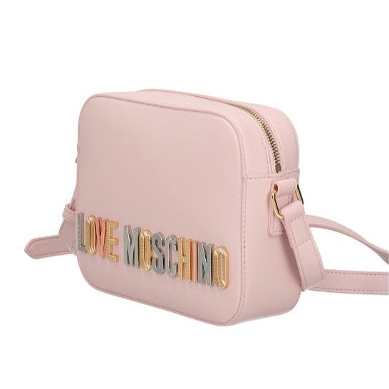 Borsa a Tracolla Love Moschino Donna colorful logo Cipria